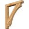 Ekena Millwork Imperial Block Rough Sawn Bracket w/ Offset Brace, Western Red Cedar, 6"W x 38"D x 44"H BKT0604X38X44IMP05RWR - alternate 1